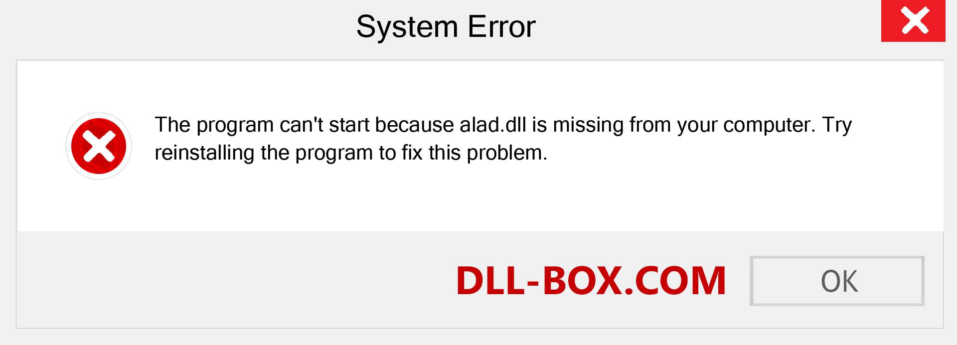  alad.dll file is missing?. Download for Windows 7, 8, 10 - Fix  alad dll Missing Error on Windows, photos, images